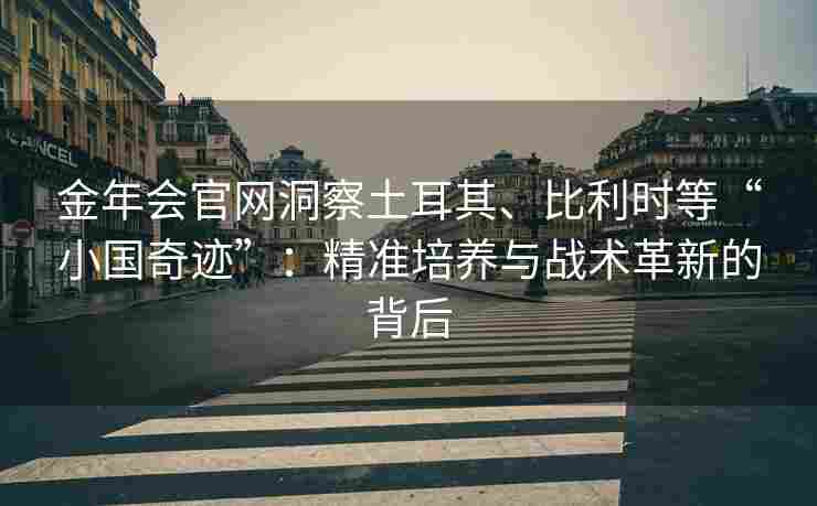 金年会官网洞察土耳其、比利时等“小国奇迹”：精准培养与战术革新的背后